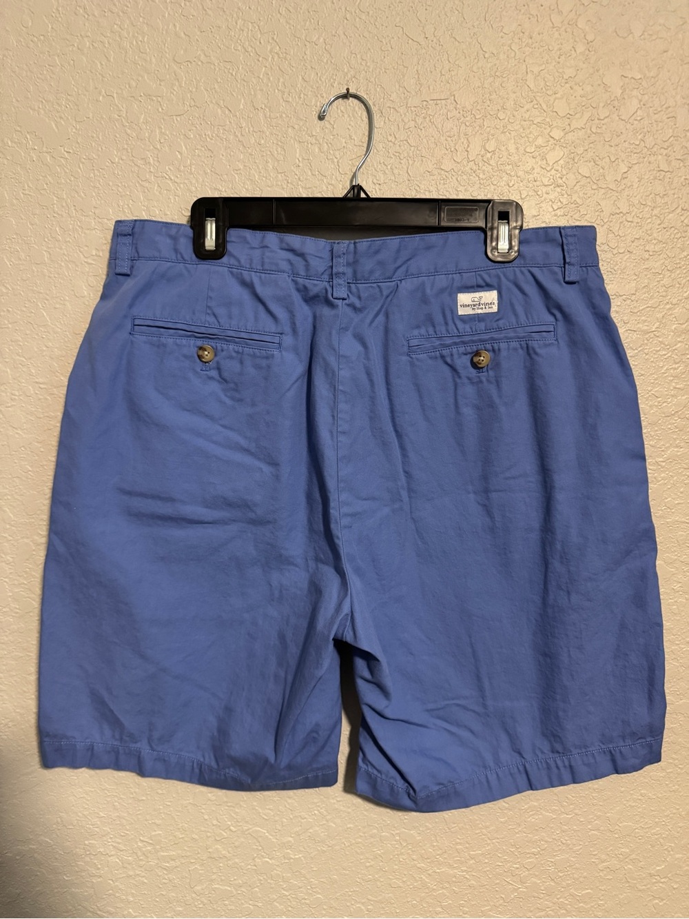 Vineyard Vines Men's Blue Cotton Chino Shorts 9” inseam